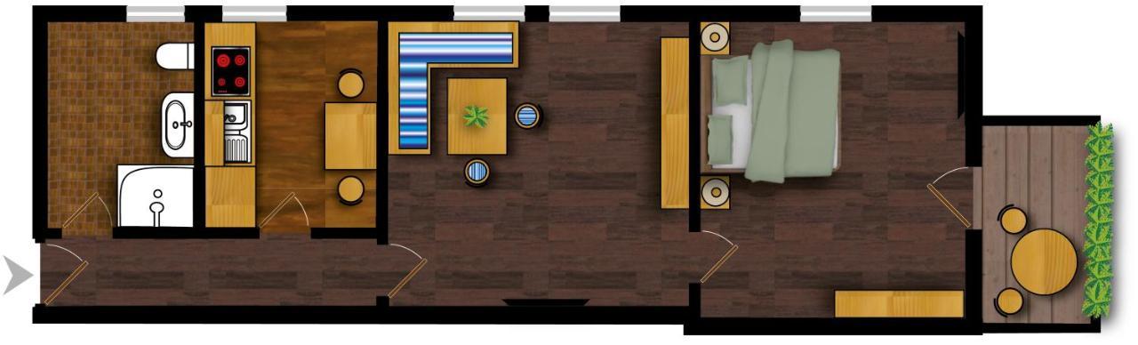 Staimicher Hoehen - Premium Appartements Kurort Steinbach-Hallenberg Rum bild