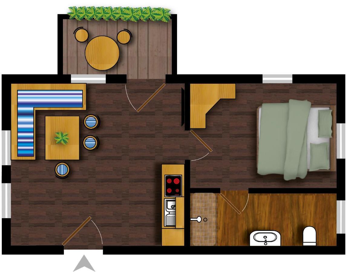 Staimicher Hoehen - Premium Appartements Kurort Steinbach-Hallenberg Rum bild